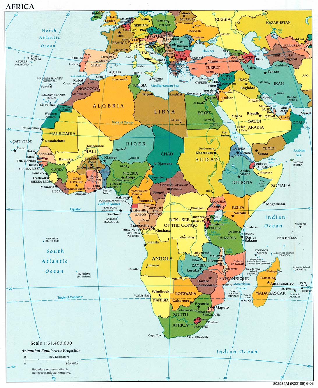 Africa & Europe